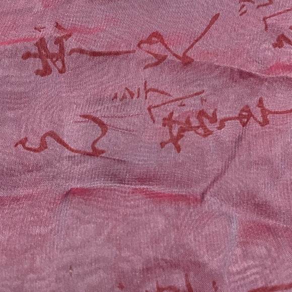 Zazou Luxe Iridescent Scarf 30% Silk - Picture 4 of 7